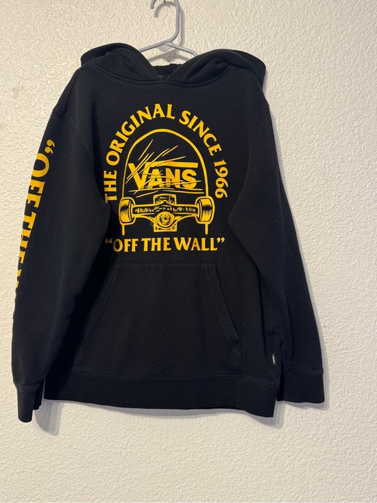 Vans Other - Vans Black Hoodie with Yellow Graphic - Off The Wall